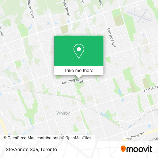 Ste-Anne's Spa plan