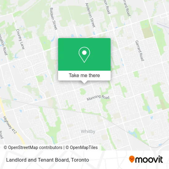 Landlord and Tenant Board map