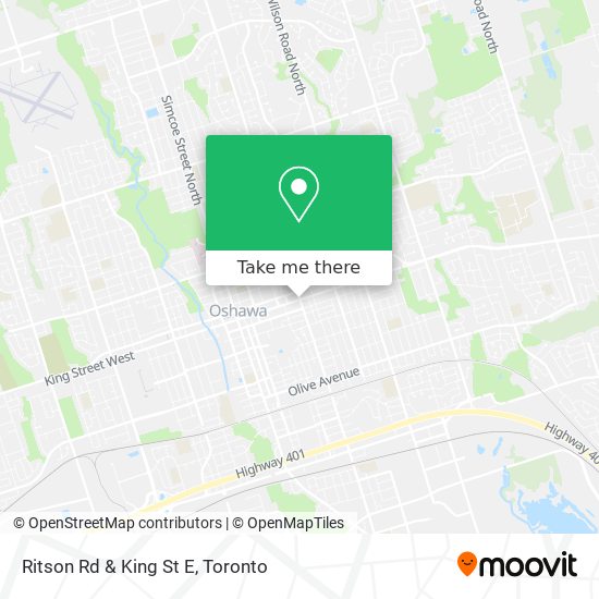 Ritson Rd & King St E map