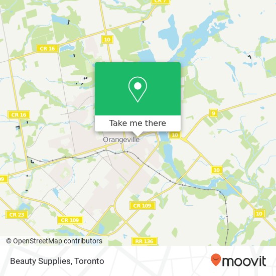 Beauty Supplies map