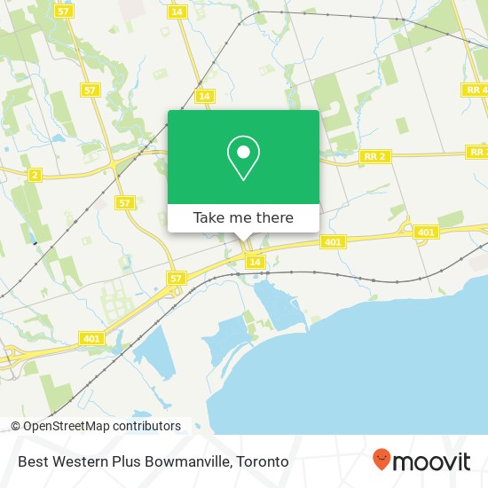 Best Western Plus Bowmanville plan