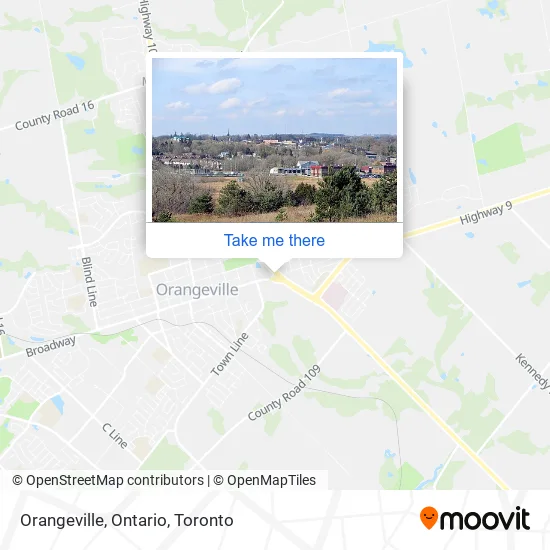 Directions To Orangeville Ontario How To Get To Orangeville, Ontario By Bus Or Train?