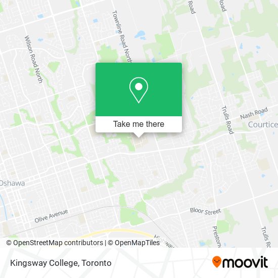 Kingsway College map