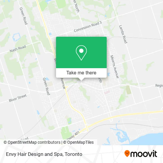 Envy Hair Design and Spa map