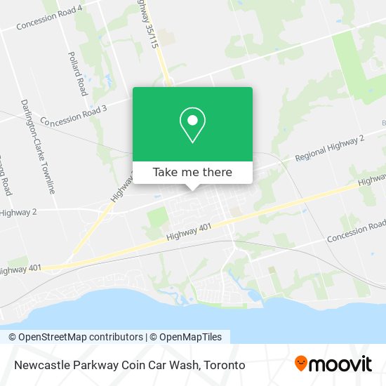 Newcastle Parkway Coin Car Wash map