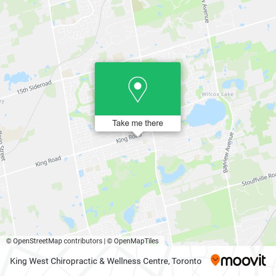 King West Chiropractic & Wellness Centre plan