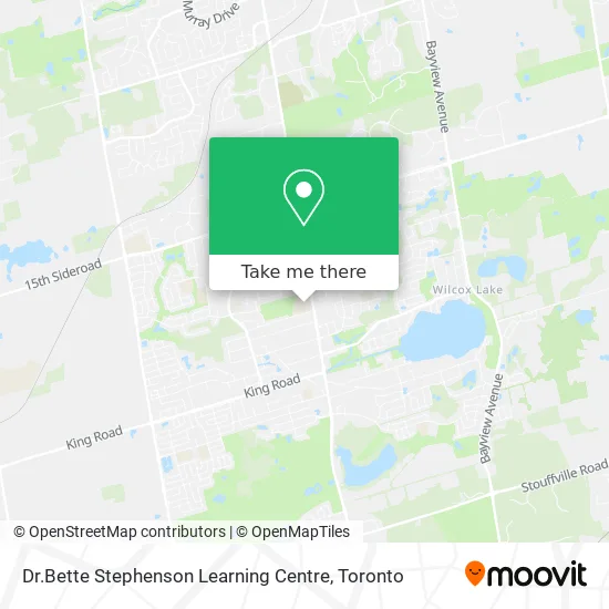 Dr.Bette Stephenson Learning Centre map