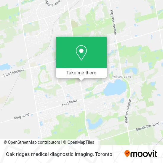 Oak ridges medical diagnostic imaging map