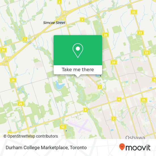 Durham College Marketplace map