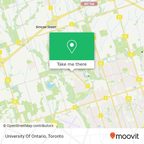 University Of Ontario plan