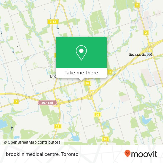 brooklin medical centre map