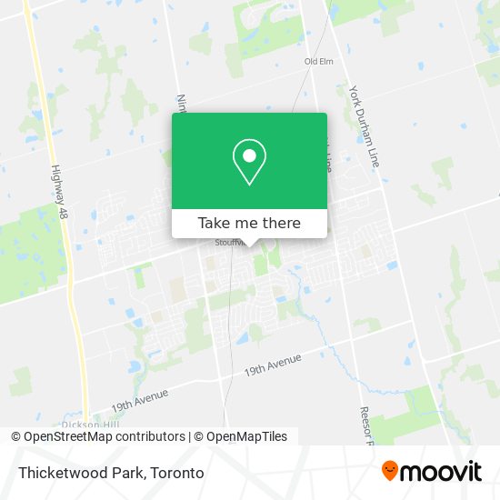 Thicketwood Park map