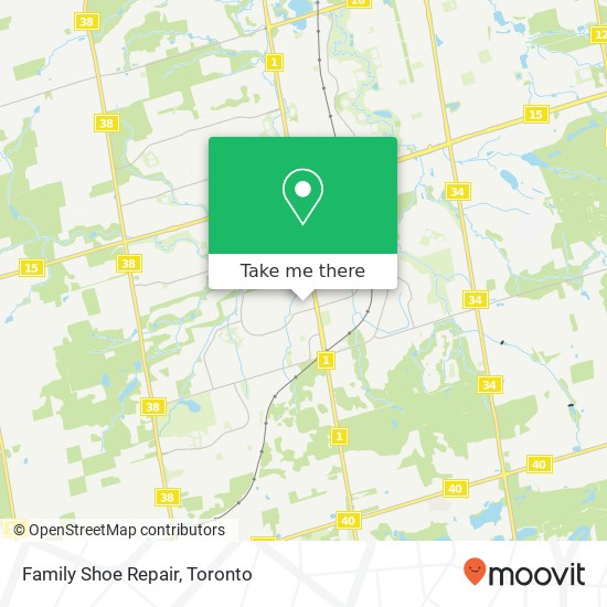 Family Shoe Repair map