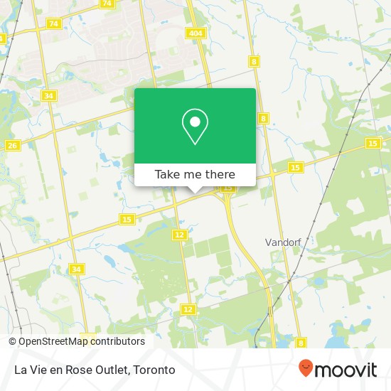 La Vie en Rose Outlet map