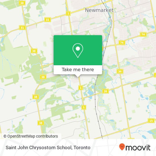 Saint John Chrysostom School map