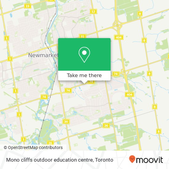 Mono cliffs outdoor education centre map