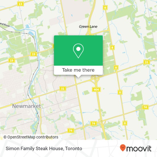 Simon Family Steak House map