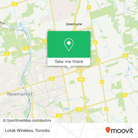Lotek Wireless map