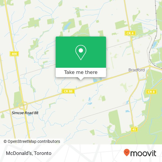 McDonald’s map