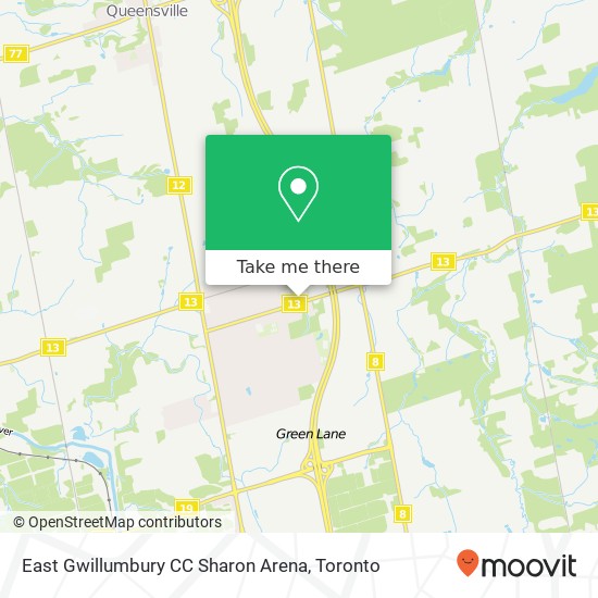 East Gwillumbury CC Sharon Arena map