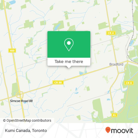 Kumi Canada map