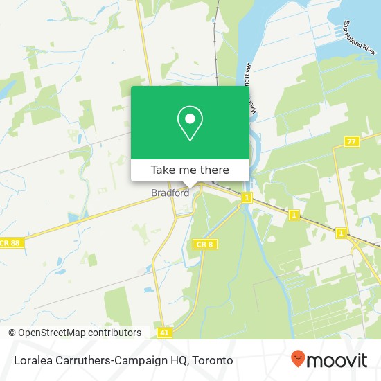 Loralea Carruthers-Campaign HQ map