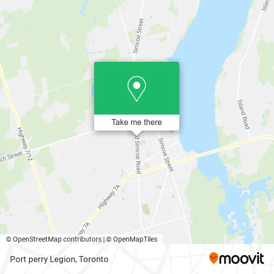 Port perry Legion map