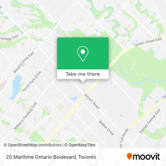 20 Maritime Ontario Boulevard map