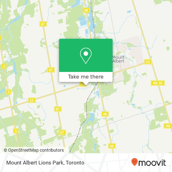 Mount Albert Lions Park map