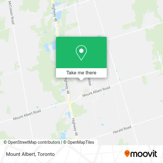 Mount Albert map
