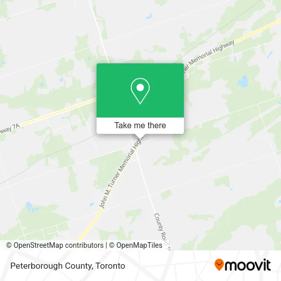 Peterborough County map