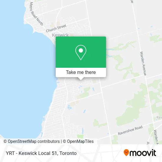 YRT - Keswick Local 51 plan