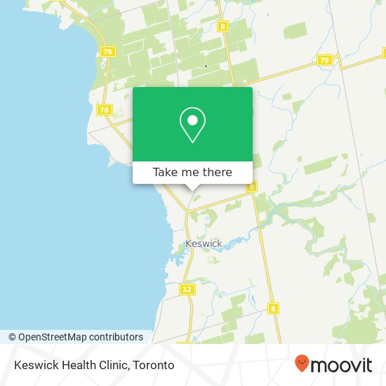 Keswick Health Clinic map