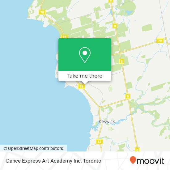 Dance Express Art Academy Inc map