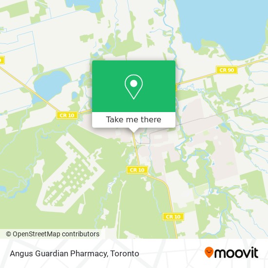 Angus Guardian Pharmacy map