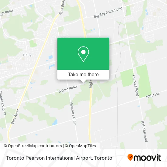 Toronto Pearson International Airport map