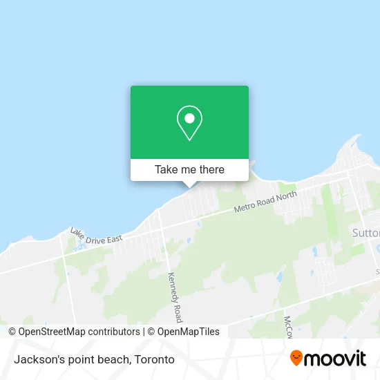 Jackson's point beach map