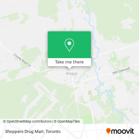 Shoppers Drug Mart map