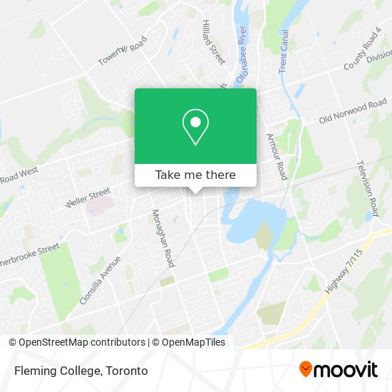 Fleming College map