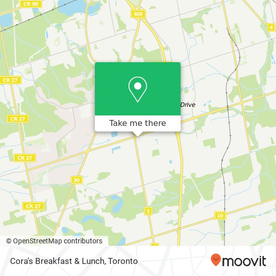 Cora's Breakfast & Lunch map