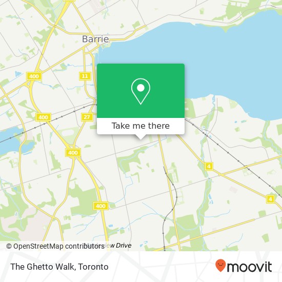 The Ghetto Walk map