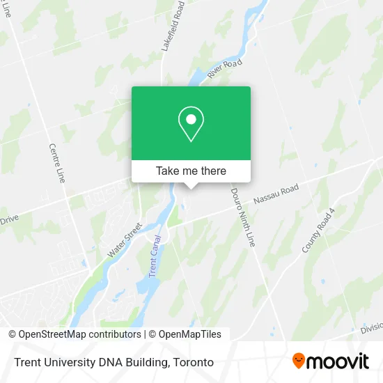 Trent University DNA Building map