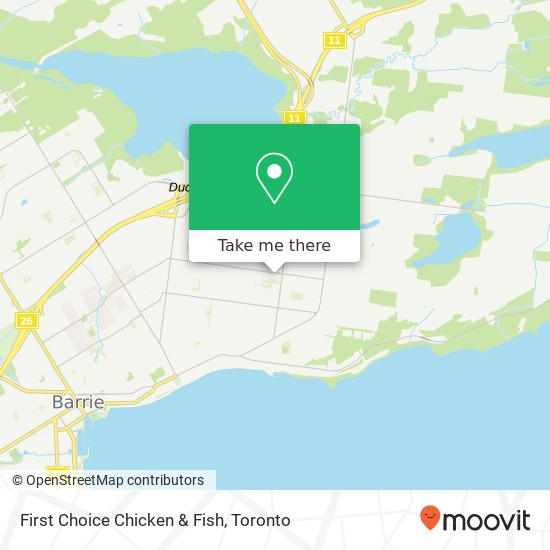 First Choice Chicken & Fish map