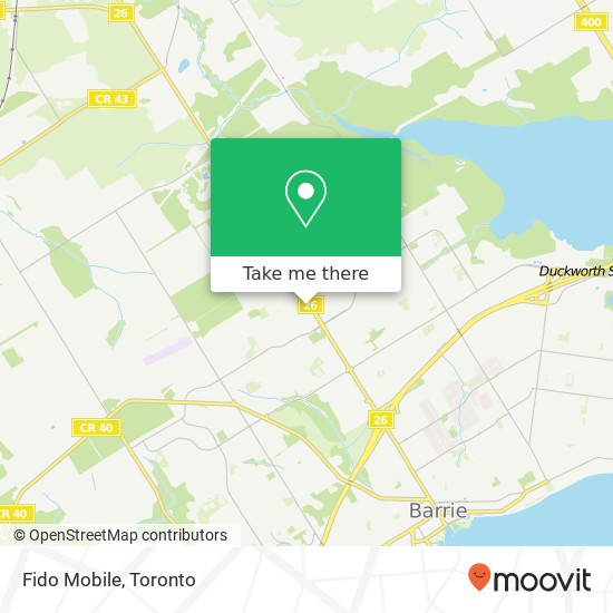 Fido Mobile map