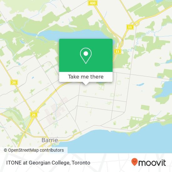 ITONE at Georgian College map