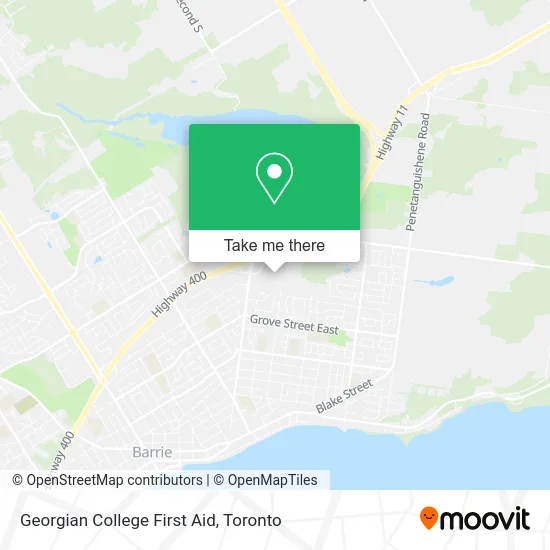 Georgian College First Aid map