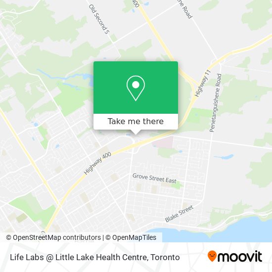 Life Labs @ Little Lake Health Centre map