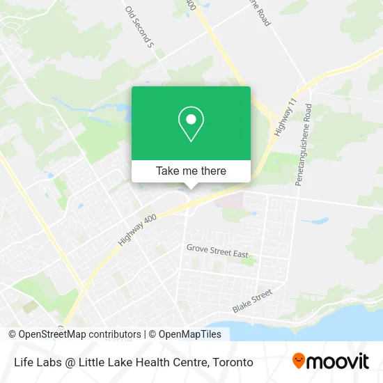 Life Labs @ Little Lake Health Centre map