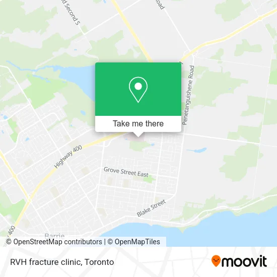 RVH fracture clinic map