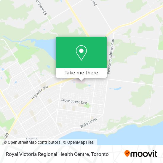 Royal Victoria Regional Health Centre map